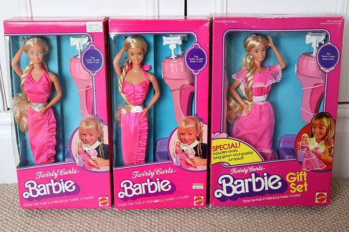 barbie twirly curls 1982