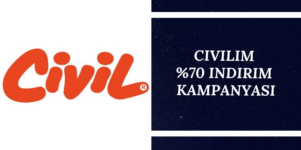 Civilim %70 İndirim Kampanyası
Daha Bir Çok Kampanya ve İndirimler İndirimKuponuBul'da Seni Bekliyor.
Kampanya ve Detaylar İçin Hemen Tıkla &gt;&gt;&gt; bit.ly/2QI2iX1     
#indirim #kampanya #alışveriş #indirimkodu #indirimkuponu #civilim