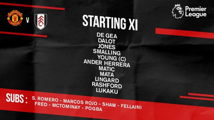 Kesebelsan utama #MUFC bertemu Fulham.