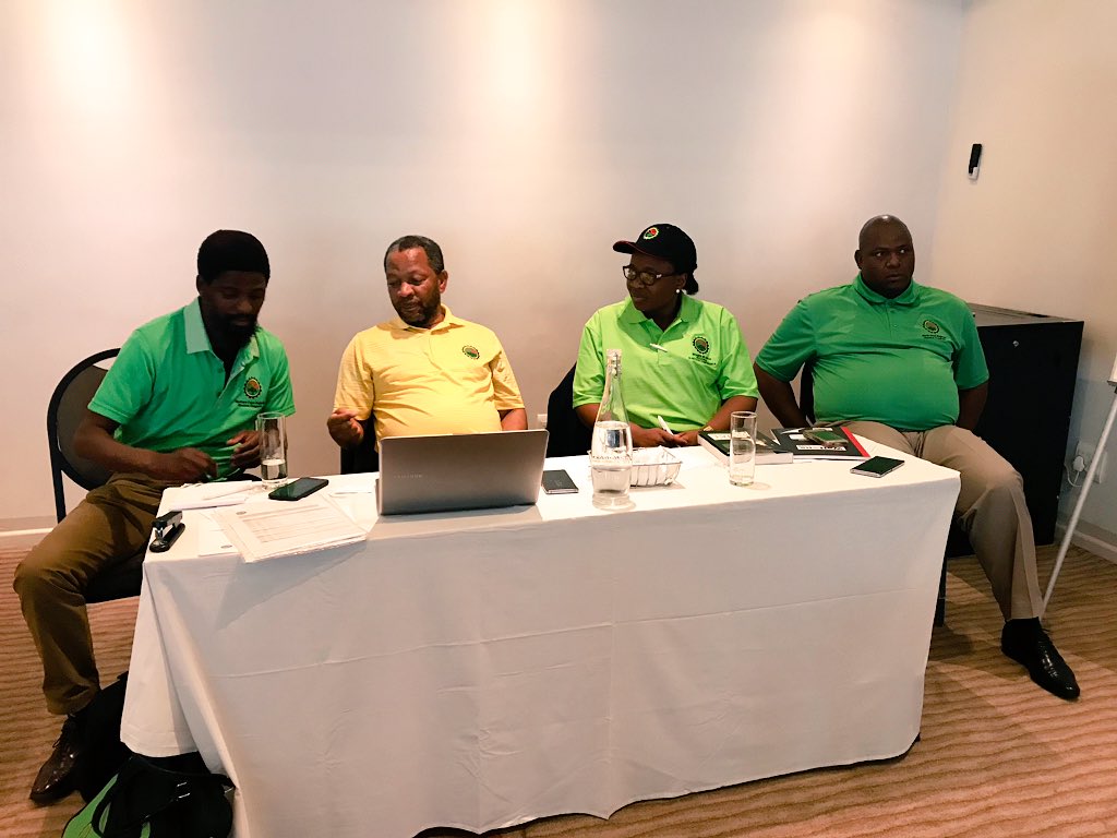 _AMCU's tweet photo. #AMCU National Office represented by General Secretary, Jeff Mphahlele and National Organizer, Dumisani Nkalitshana. #ProgressiveUnion #SocialJustice #EconomicFreedom https://t.co/eS6imlXgXa