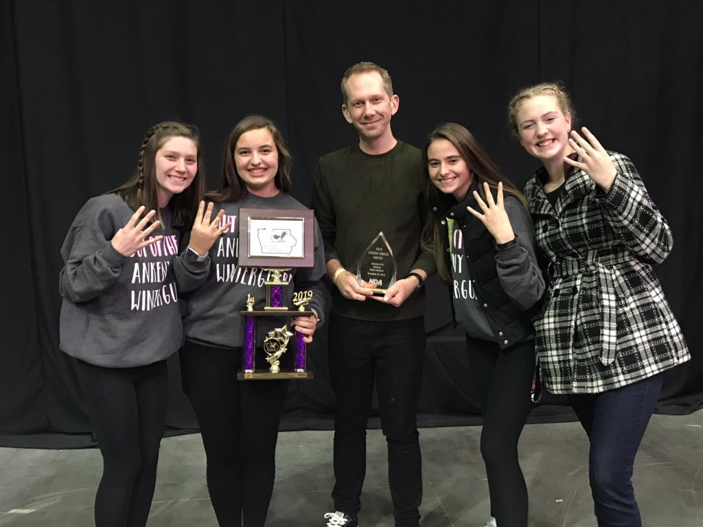 AnkenyGuard's tweet image. Thank you, seniors, for four great years of hard work, dedication, tears, smiles, and overall fun! You are the best and will be missed! #Classof2019 #bandFAMILY #guardFAMILY