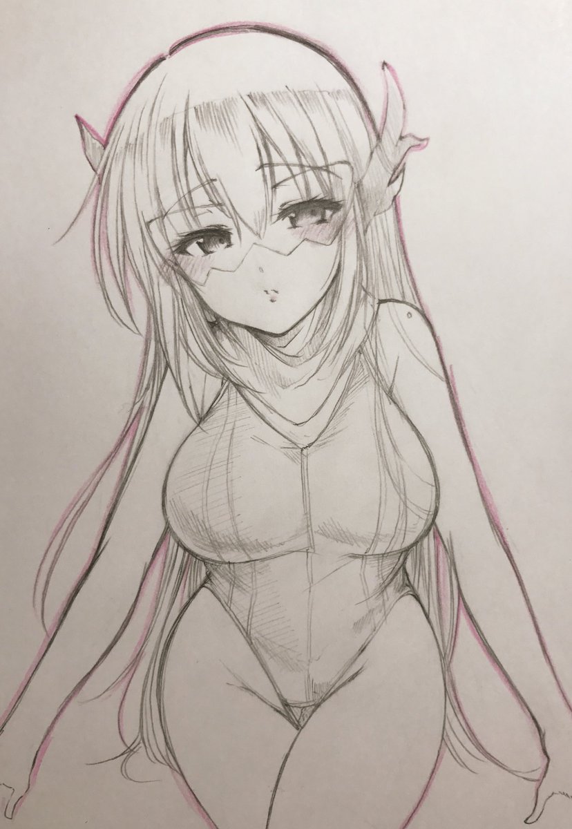 #天華百剣版深夜の真剣お絵描き60分一本勝負
【隊長質問箱】
太郎太刀おねえちゃんのインナーはどうなっているのでしょうか?
刃こぼれ姿を見る限りとてもエッ...きわどいということは分かるのですけれど、全体像が見えず悶々としてしまいます。(早口) 