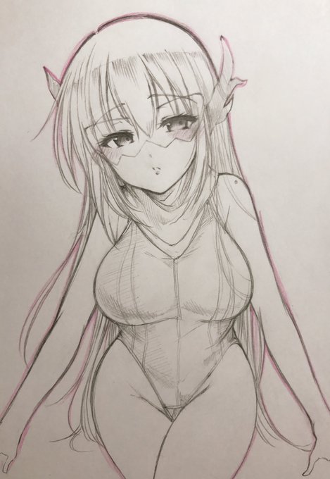 #天華百剣版深夜の真剣お絵描き60分一本勝負
【隊長質問箱】
太郎太刀おねえちゃんのインナーはどうなっているのでしょうか?
刃こぼれ姿を見る限りとてもエッ...きわどいということは分かるのですけれど、全体像が見えず悶々としてしまいます。(早口) 