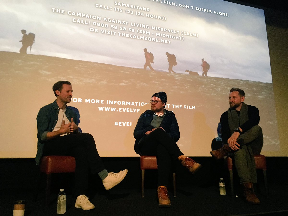 Brilliant to be joined by #EvelynMovie Director Orlando, alongside @jaketyler_bdw and @IamDanKeeley, discussing the power of walking and getting out in nature, alongside the power of opening up, talking and breaking the stigma around mental health and suicide
