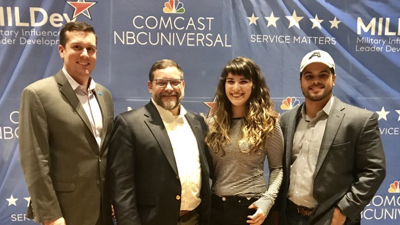 NolanMelson's tweet photo. Great #MilDev event last night at the @comcast offices in Philly!  Thank you @davegaulin for the invite and for assembling such a strong group of #veterans! 🙌

#GoArmy, #BeatNavy! 💪

#ServiceMatters @ComcastMilitary  @merivis_vets #Merivets @CapgeminiNA #CapgeminiVERG https://t.co/rVULOG2n2v