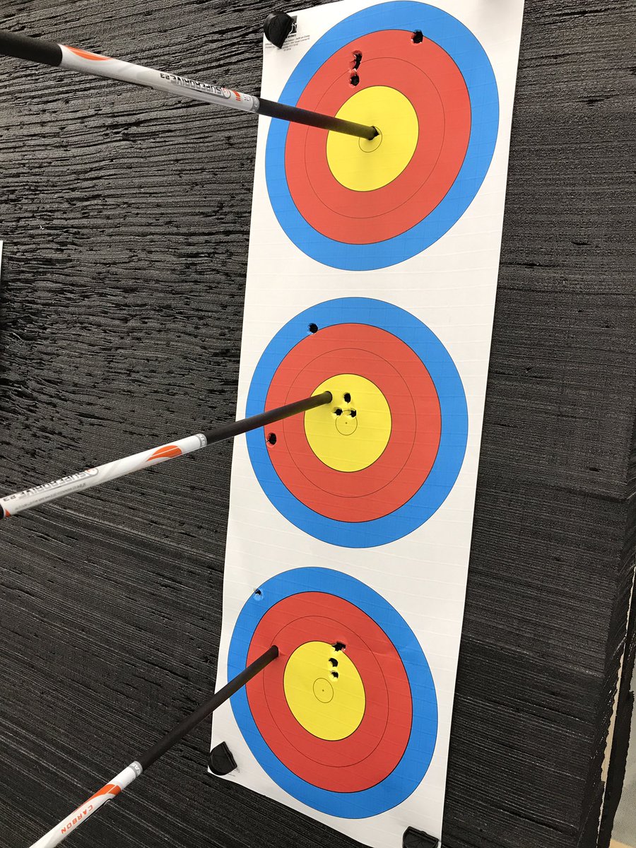 Last end sees a good strong finish from Paul #spinnersmillarchery #archery #shootformoney