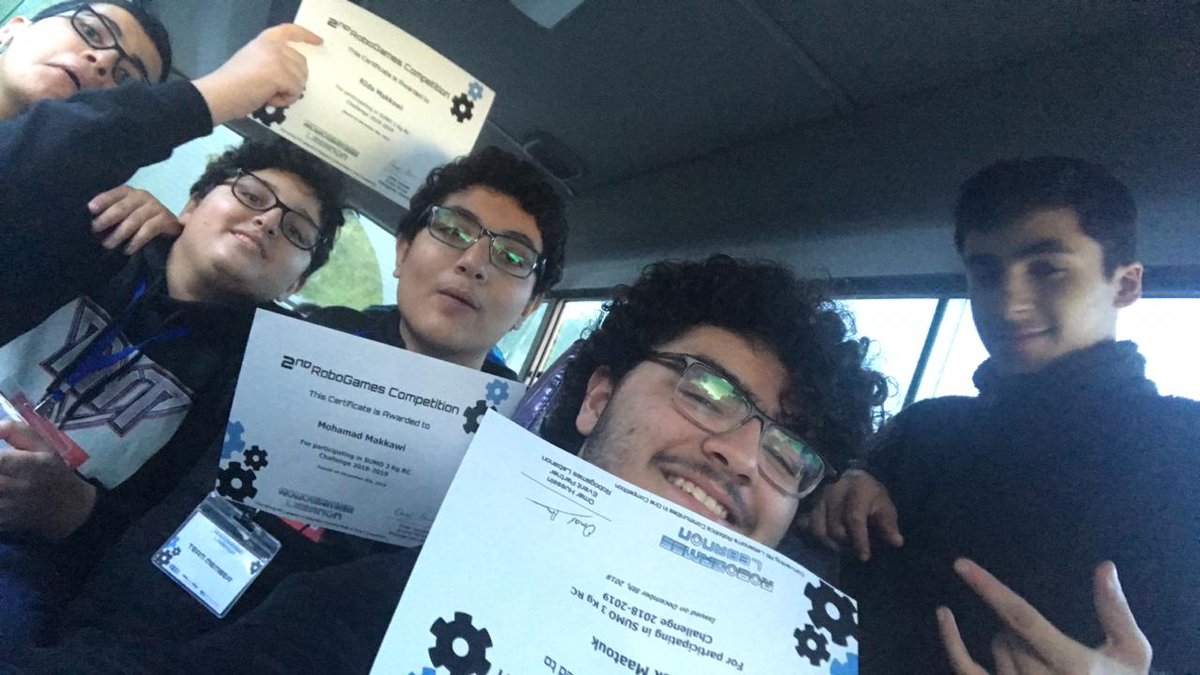 nassar_simone's tweet photo. Congratulations to TNTRobotics team for winning second place in mega Sumo RC @Hhhsinfo @monamajzoub https://t.co/NTTBfmMIvS