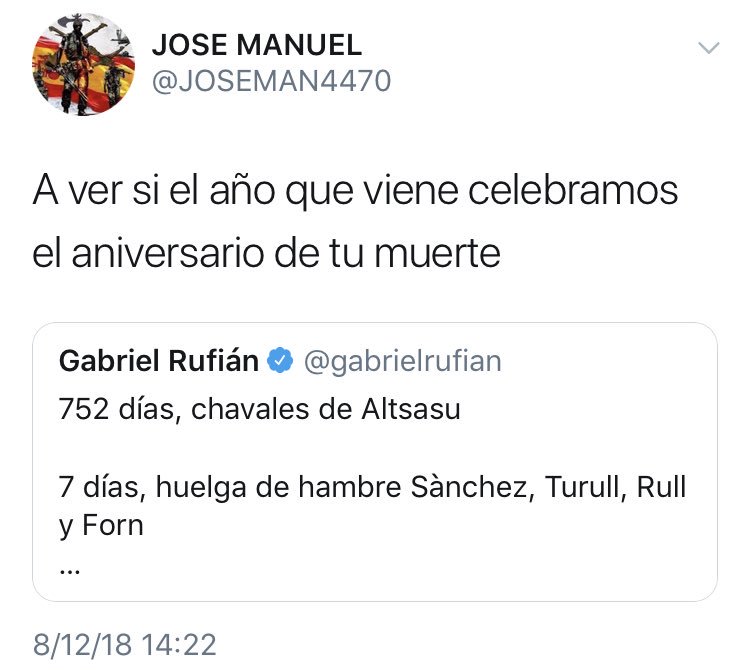 gabrielrufian's tweet image. No falla.