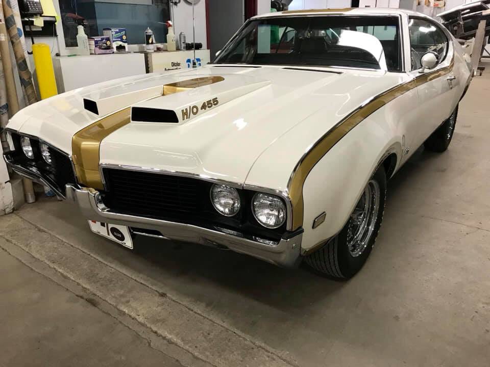 antique_auto's tweet photo. Does not play well with others. 1969 Hurst/Olds #hurstolds #musclecar https://t.co/fumzFViib5