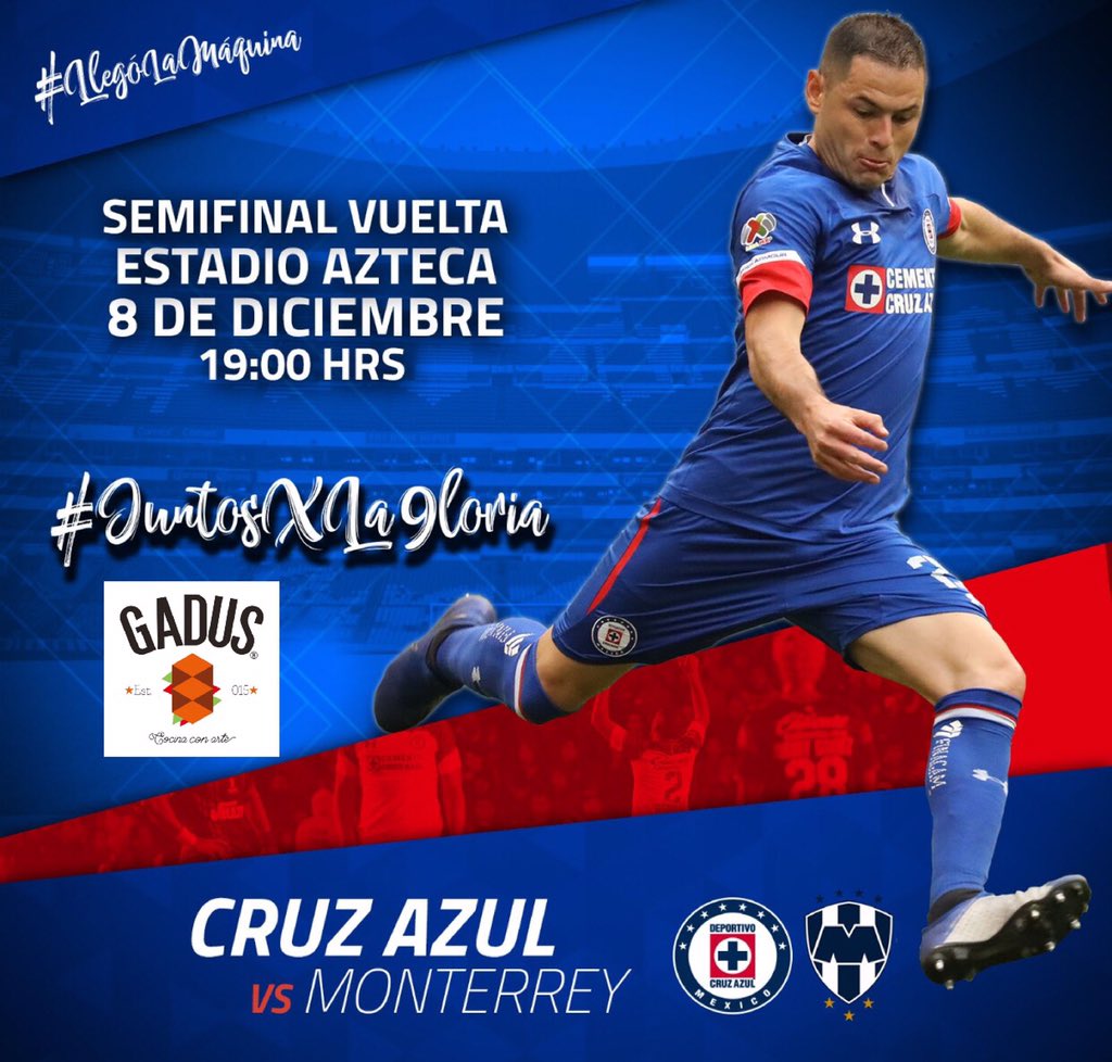 #letsdoit 
Nos vemos hoy en la semifinal #CruzAzul #Monterrey en el #estadioazteca
¡Ven y prueba nuestras especialidades, choripan y pepitos de arrachera! <a href="/FoodtrucksDF/">FoodtrucksDF</a> <a href="/Cruz_Azul_FC/">Cruz Azul Futbol Club</a> <a href="/monterrey/">Alex Monterrey</a> <a href="/EstadioAzteca/">Estadio Azteca</a>