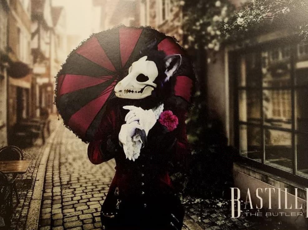 aunumwolf42's tweet photo. This convention is special because we get to introduce @BastilleButler poster prints! Photos by @MovementMag ! We are so excited and so proud of our handsome skull butler! 😍💖🐺 #wolfskull #skull #FursuitFriday #fandomconvention #jekyllandhydecon #jekyllislandcomiccon #cosplay https://t.co/xCwDT6B5IQ