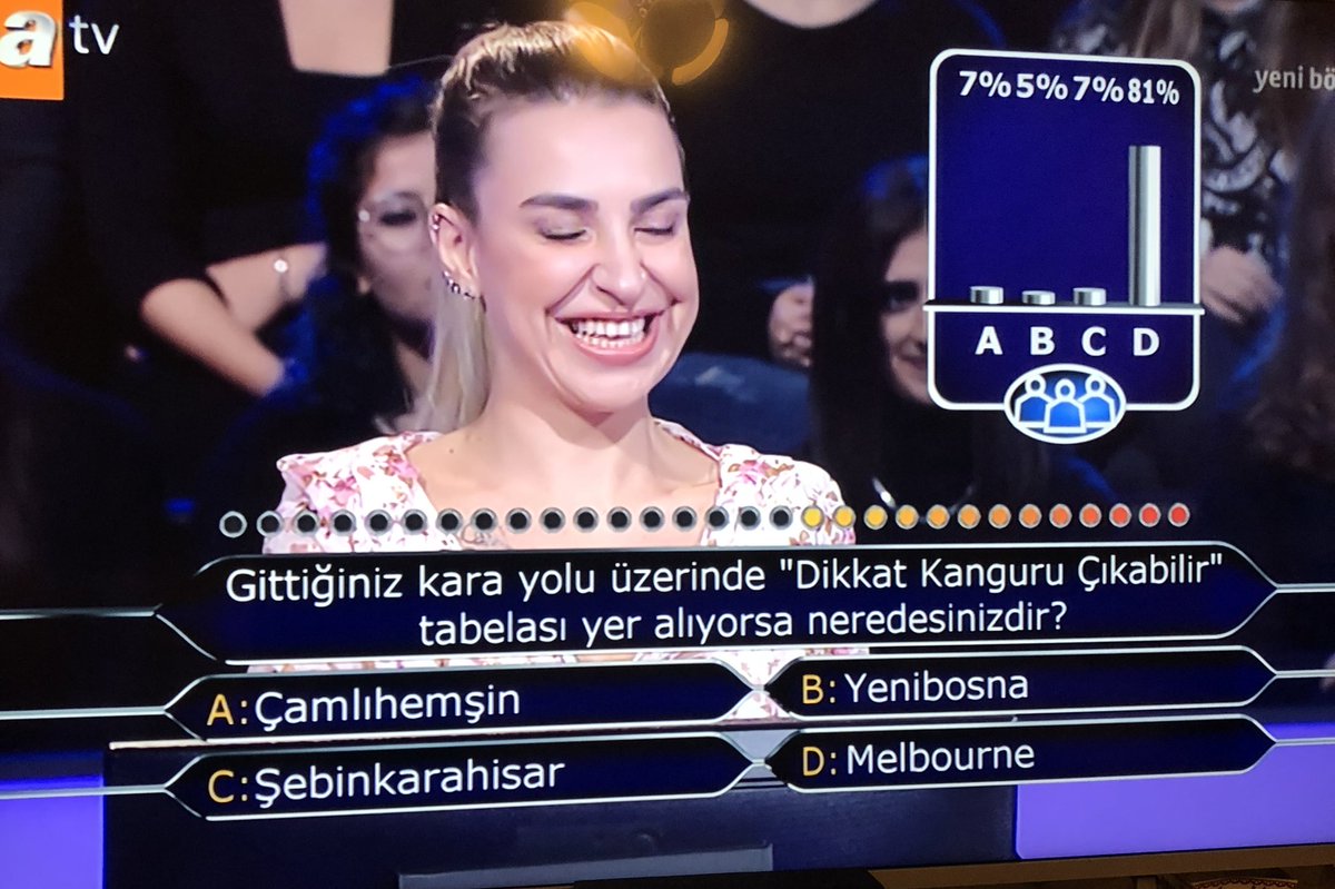 MAHALLEDE KANGURU GÖRME İHTİMALİMİZ...