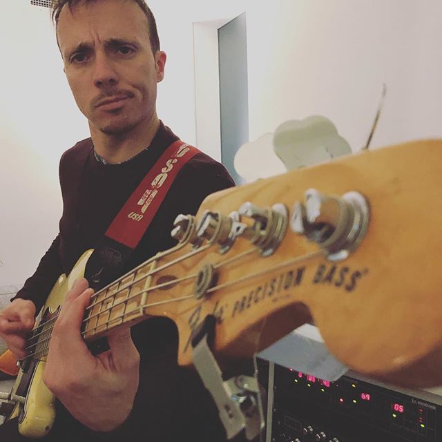 Thanks @chamber_studio for the loan of the ‘78 P Bass. Nice when studios help each other. 
#goodvibes #bass #fenderprecision #edinburghrecording #newmusic #xtatic5 ift.tt/2L3QFEn