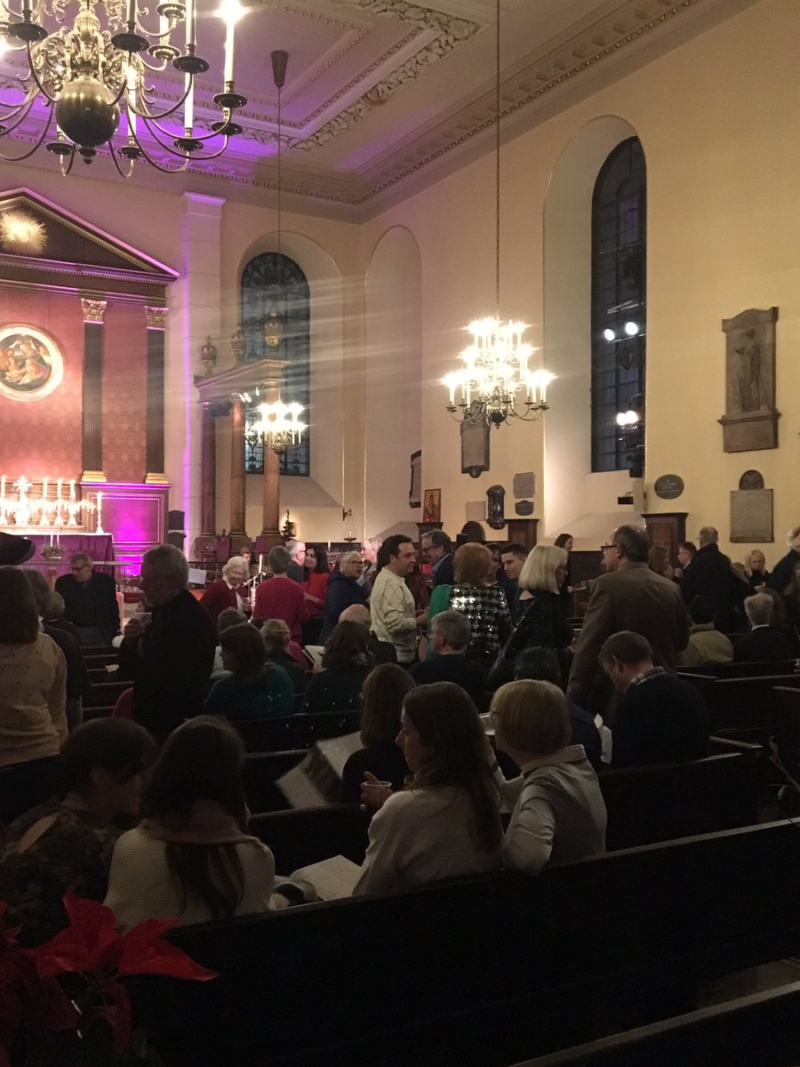 A London Christmas! So enjoying the  @Concordia_music #Christmas Concert tonight #StPaulsChurch. Such fabulous talent and a full house too!