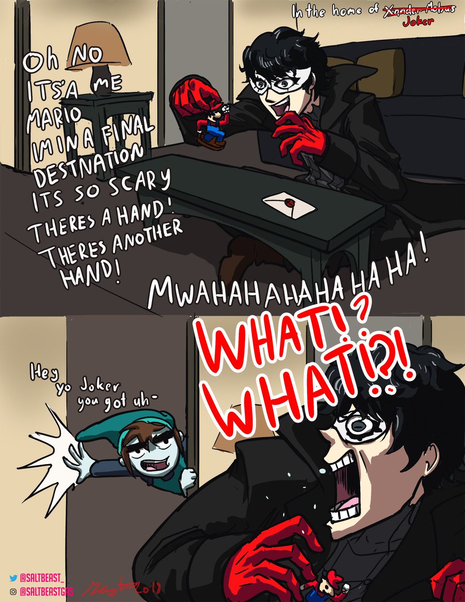 Saltbeast_'s tweet image. With Joker now in Smash you can't tell me this isn't Canon now since @XanderMobusVO did this and I'm here to bring it back from the dead 

(feat. @Kirbopher )

Original video reference : youtube.com/watch?v=0FuMYj…