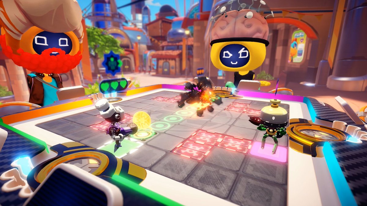 UploadVR's tweet photo. Hands-on: Mini-Mech Mayhem is @FuturLab 's VR ode to tabletop gaming. And it's hilarious - https://t.co/fxSXQM5uBC https://t.co/P5LE25jjp1