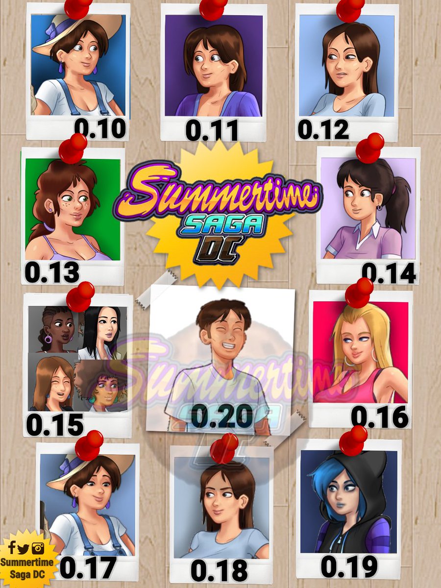 summertime saga characters names