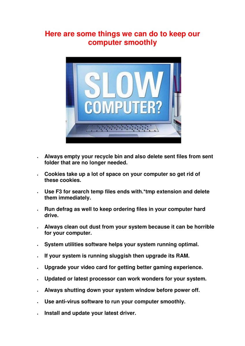 geeksonrepair's tweet image. Here are some things we can do to keep our computer smoothly #localcomputerrepair #geeksquadnearme #tvinstallers #hometheaterinstallers #tvinstallersnearme