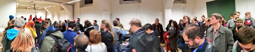 GR_Morgan's tweet photo. It's a wrap, the final farewell talk as the organisers @worlding_sf close the #WorldingSF conference. It's been excellent, so many superb papers and wonderful speakers. See you in the pub and if I miss you then stay in touch. https://t.co/ZqGWURvkpf