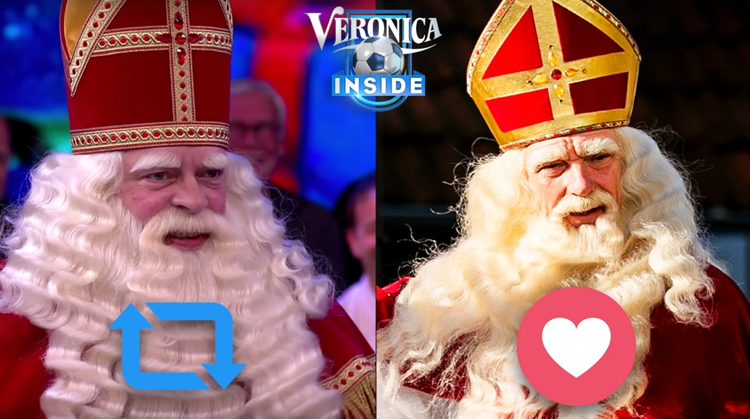 VI Vandaag on Twitter: "NATIONALE PEILING: wie is dé Sinterklaas? 😛 #veronicainside https://t.co/5EKsxVBydb" Twitter