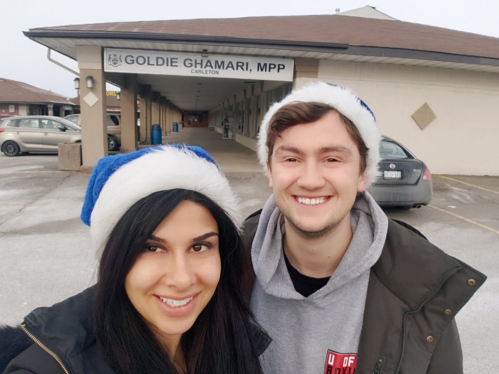 Goldie Ghamari, MPP | گلسا قمری on X: "I was really pleased to take  @olipinterns Hudson for a tour of Christmas in #Carleton this morning!  Being involved in the community is so