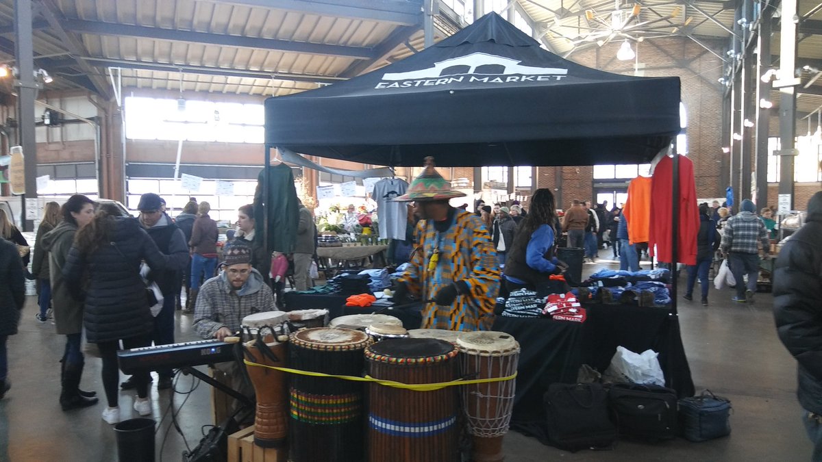 VeryDetroit's tweet photo. Saturday drums at the market https://t.co/JJW0nevTBy