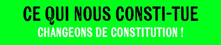 Gilets Jaunes et Marcheurs verts veulent un changement radical. 
Et si la solution c'était de changer de constitution ?
facebook.com/martin.serralt…