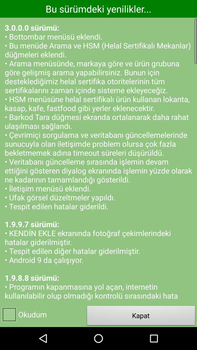 CepteHelal's tweet photo. Yeni sürümümüzdeki değişiklikleri merak mı ediyorsunuz... İşte onlar. https://t.co/cZAoRaHmoI