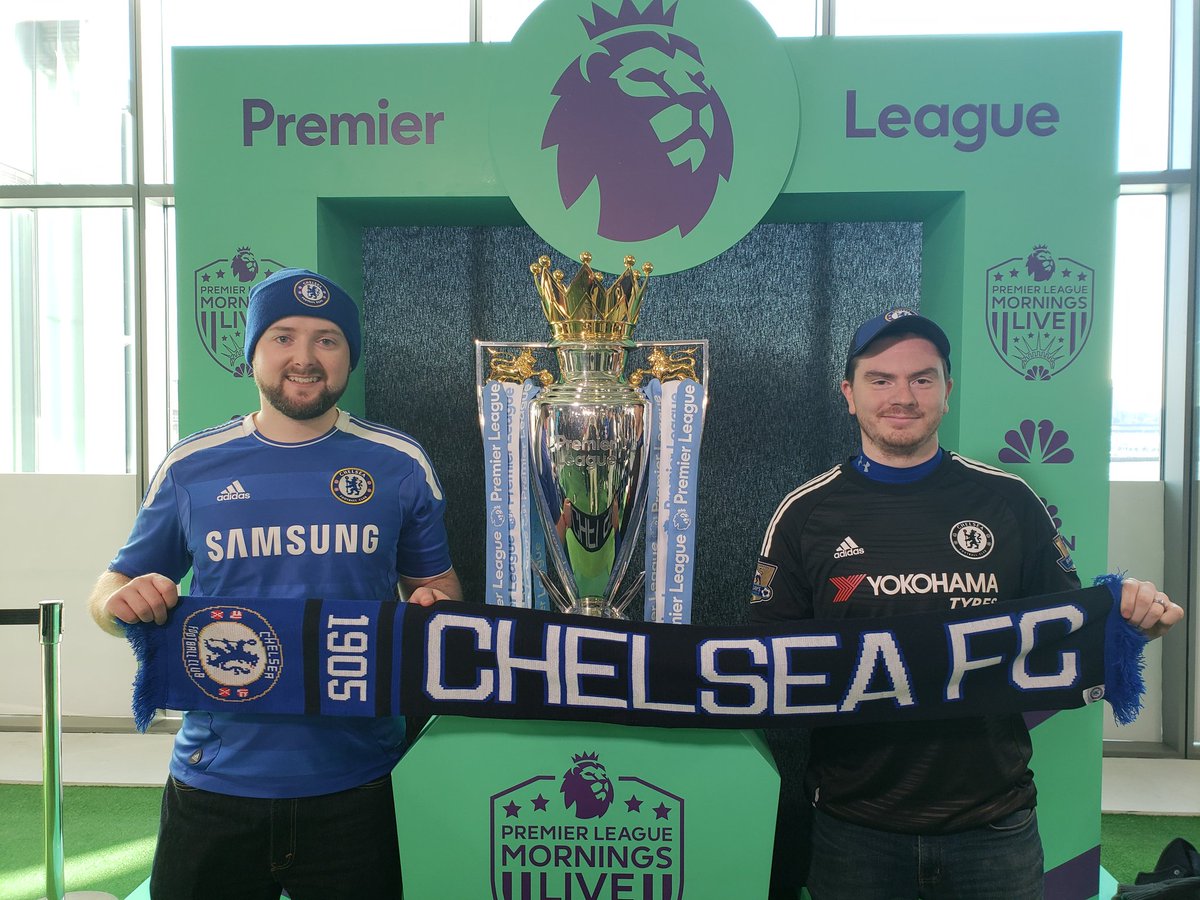 Wrong shade of blue but we'll change that soon. #MyPLmorning