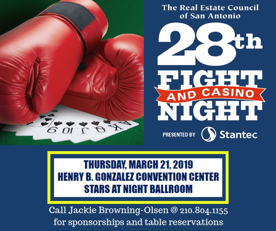 RECSATX's tweet image. Make a note to call Jackie first thing Monday. Or email her: JackieO@recsanantonio.com. #fightnight #CRE #SanAntonio