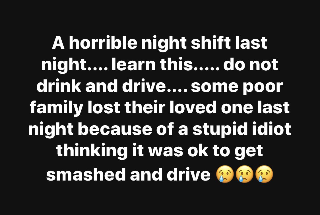 Mark Jessop (@WYP_MarkJessop) on Twitter photo 2018-12-08 21:38:11 This is tragic to read ; but more tragic for the family. The message is so simple. Donโt drink and drive. This is tragic to read ; but more tragic for the family. The message is so simple. Donโt drink and drive.