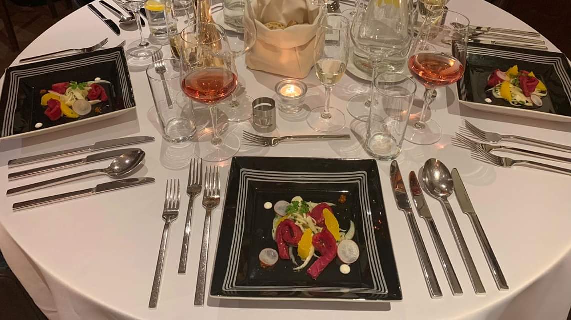 WOstrava's tweet photo. Here are some of the nice photos taken during a gala dinner with wine tasting in our Winestone restaurant. It was a wonderful occasion to relax, enjoy 5-course menu and refreshing wines. 🍷🙂
#winestone #winestoneostrava #Winestoneostrava2018 #wines #winetasting #winetastings https://t.co/euQSwPJTdI