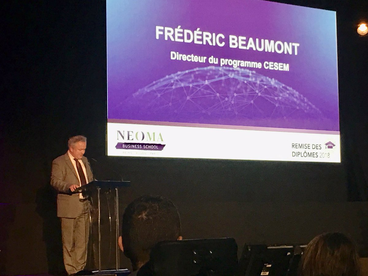 christelleVail's tweet photo. @FredericBeaumont @NEOMAbs 303 étudiants Cesem doublement diplômés, représentant 34 nationalités. Nous sommes fiers de vous
#Staywiththefamily #NEOMAbs2018 https://t.co/0bKMMnC65Z