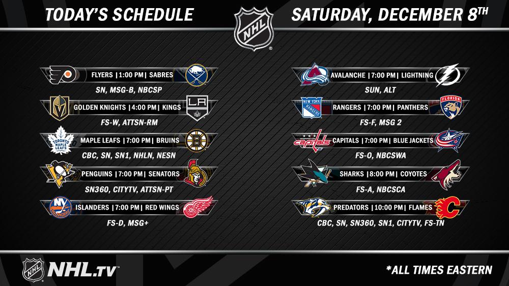 We all know Saturday is for hockey. 😉  atnhl.com/2zNXypb https://t.co/RhTzIqAw4F