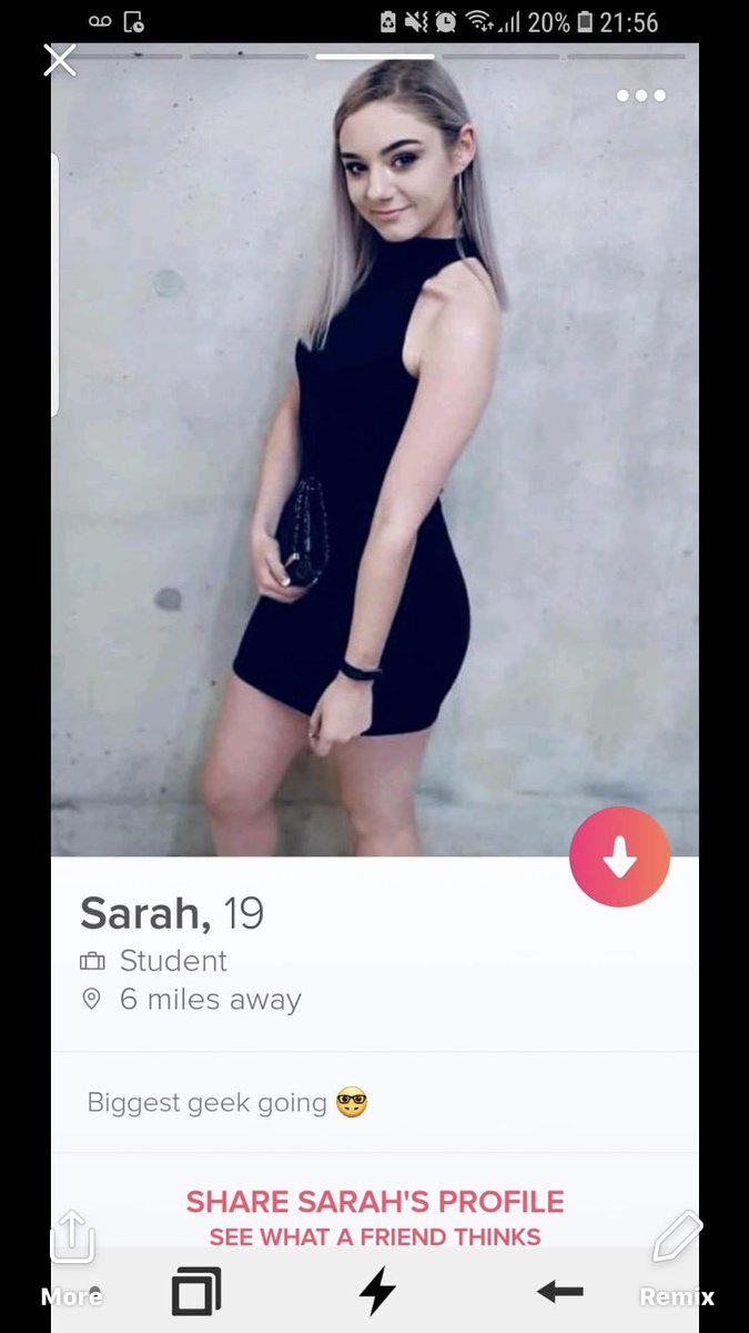 Leigh_JordX's tweet photo. If anyone sees this profile on tinder please report it as it still hasn’t been taken down and it’s not me 😊 https://t.co/C1vlPUWS6X
