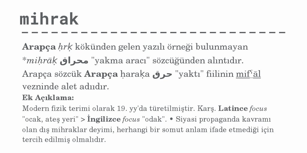 Mihrak | nisanyansozluk.com/?k=mihrak