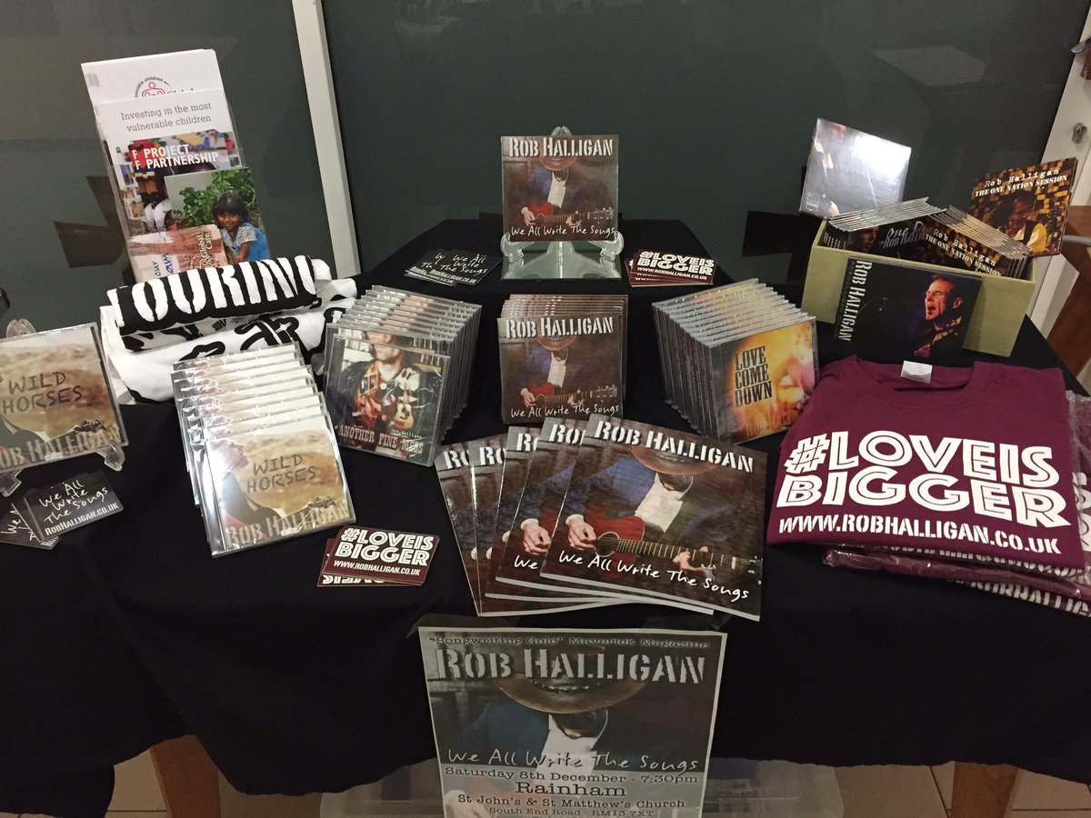 StJohnsPChurch's tweet photo. We have @RHalligan performing tonight Here at St John’s later on. 
Merchandises will also be on sale. https://t.co/R52RiPujmL