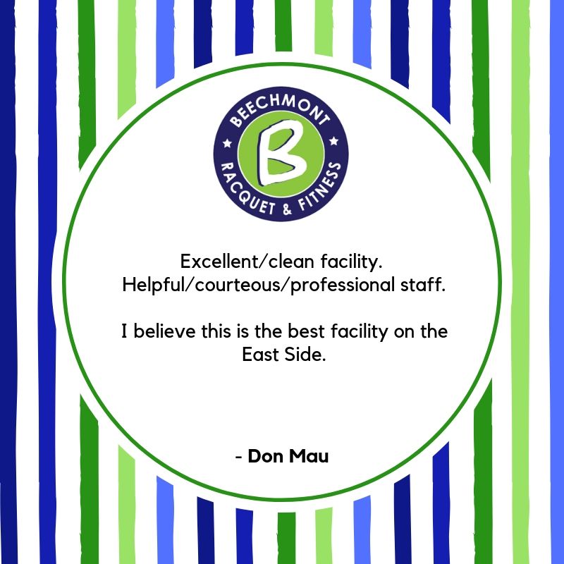 Thanks for the great review, Don! #beechmontracquetandfitness #review #happycustomer