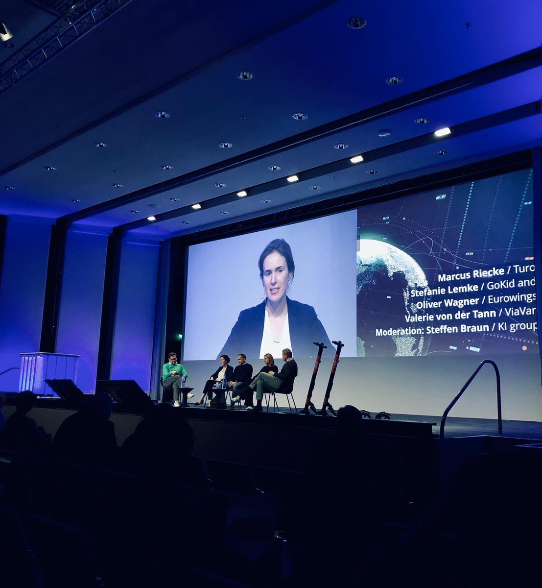 Four very different angles on using data to improve mobility at Slush’s #futuretransportation event: <a href="/eurowings/">Eurowings</a>, <a href="/turo/">Turo</a>, <a href="/gokid_carpool/">GoKid</a> and us from @viavan. Still feels like we‘re all partners in crime! Thanks KI Group and <a href="/SlushHQ/">Slush</a> for having us on stage! #Slush18