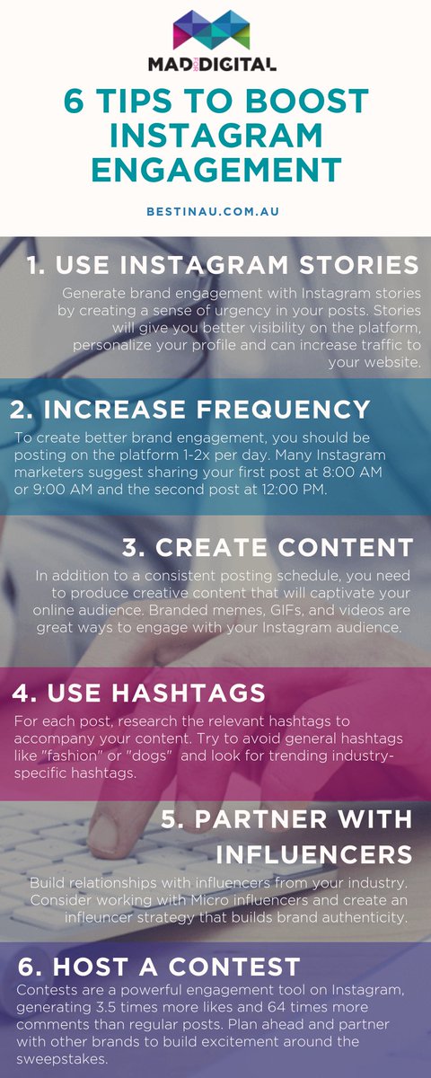 MADforDIGITAL's tweet photo. Here's how you can boost Instagram engagement. Learn more at https://t.co/dEkhv1JEvD! #instagram #instagrammarketing #smm #instagramtips https://t.co/vKM7a6FVQa