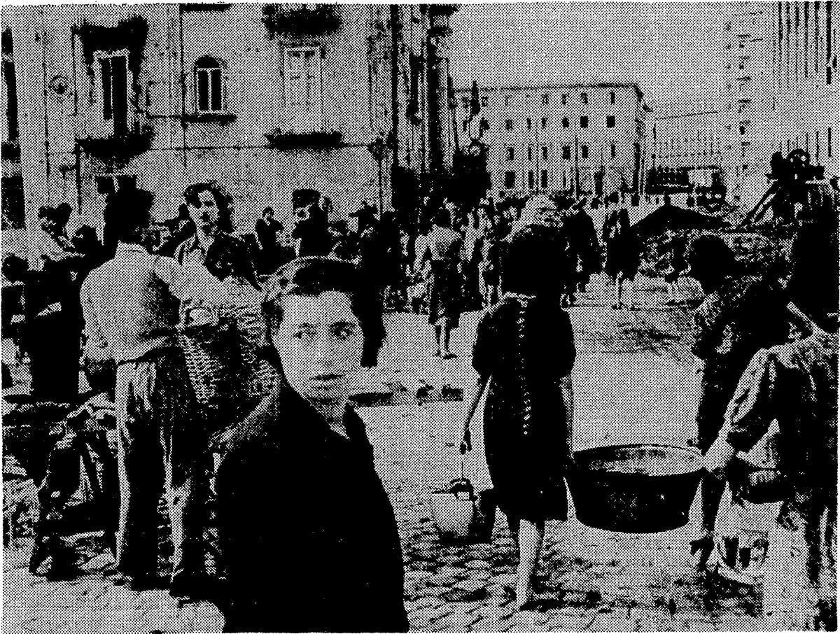 NZPaperBot's tweet photo. When the Fifth Army entered Naples in October the city was without a ivater supply, due partly to bombing … #75years https://t.co/PvOQQTsuDM https://t.co/G8Un00ZXb9