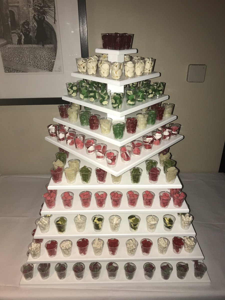 Pic n mix pyramid set up in Alderley Edge for a Christmas party with red white and green sweets #photooftheday #cheshire #sweets #fun #christmas #arty #event #celebration #worksdo #red #white #green #sweet #happy #picnmix #manchester #lovemyjob