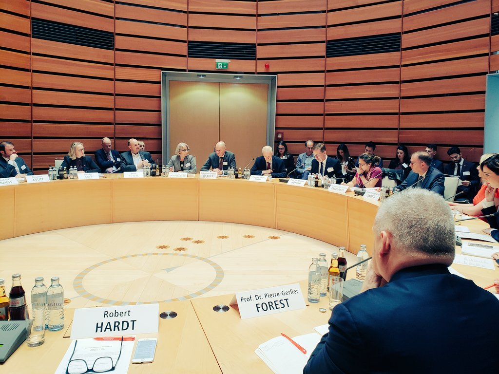 YDCanada's tweet photo. Today, YDC's alumni delegation to @CanEmbGermany observed the 🇩🇪🇨🇦 #AtlantikBrücke roundtable w/ @cafreeland, discussed #InclusiveTrade w/ @canjenmay @Ailish_Campbell @SdB_dip @niknanos (to name a few!) &amp; finished the day learning #Diplomacy101 with @AmbStephaneDion. DankeSchön! https://t.co/4hbzNDzVkp