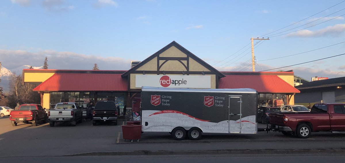 SABulkleyValley's tweet photo. Join your friends at Red Apple in Smithers today for #FillASleighDay #givinghopetoday #HopeBracelet @SalArmyBC @salvationarmy https://t.co/DJmpDvjOy2