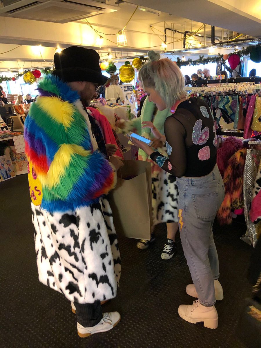 POP TART BOUTIQUE (@wearepoptarts) on Twitter photo First day at our POP UP some amazing pieces to be had. Dont worry!!!! You still
have Sun to pick up a special xmas gift or sparkly dress! Get down to <a href="/peckhamlevels/">Peckham Levels</a> 12/7pm for POP CHIC BONANZA #shopindependent #workshops #kidsactivities Hosted <a href="/WastedChic/">Wasted Chic Fashion Agency</a> & <a href="/wearepoptarts/">POP TART BOUTIQUE</a> 🎄 First day at our POP UP some amazing pieces to be had. Dont worry!!!! You still
have Sun to pick up a special xmas gift or sparkly dress! Get down to <a href="/peckhamlevels/">Peckham Levels</a> 12/7pm for POP CHIC BONANZA #shopindependent #workshops #kidsactivities Hosted <a href="/WastedChic/">Wasted Chic Fashion Agency</a> & <a href="/wearepoptarts/">POP TART BOUTIQUE</a> 🎄