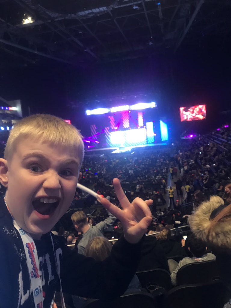 ericajmitchell's tweet photo. Living his best life #jjbstage https://t.co/GPd7Z0BSsH