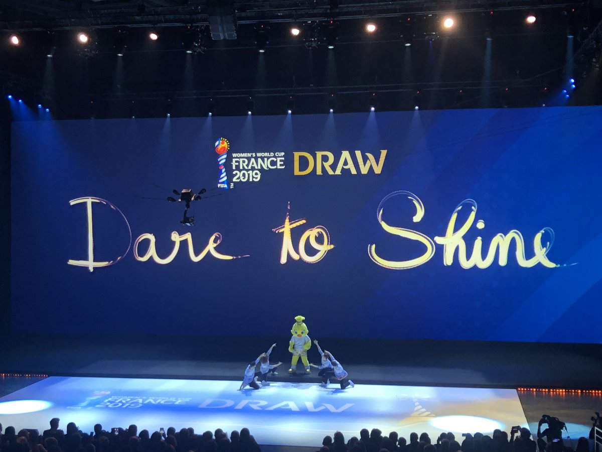 On connait dorénavant les groupes  de la Coupe du Monde Feminine de football 2019 qui aura lieu en France, suite au tirage au sort de ce soir. 
La France affrontera la Corée du Sud, la Norvège et le Nigeria. 
#FIFAWWC⁠ ⁠ ⁠#Draw #DareToShine #LeMomentDeBriller 
<a href="/FIFAWWC/">FIFA Women's World Cup</a>