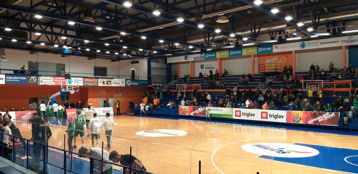 Polčas v Domžalah 47:29 za domači Helios. #nipredaje #kkzlatorog