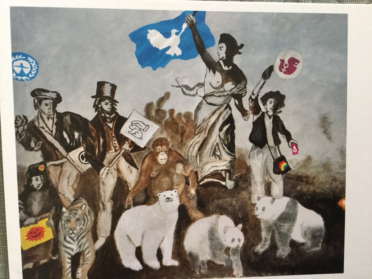 amazonzahava's tweet image. My friend, Uschi Mueller, did this.  Its title PEACE LEADS THE MOVEMENT. IT Is the #1LESSON. #PEACELEADSTHEMOVEMENT