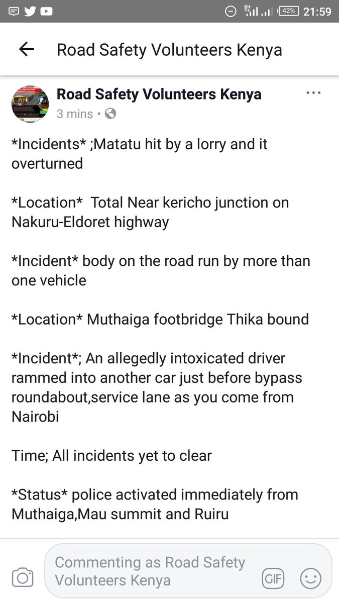 roadsvolunteer's tweet photo. Watch out if on this roads @Ma3Route @HiviSasaKisii @ntsa_kenya @KeNHAKenya @Milele_FM @radiomaisha @RadioJamboKenya @NPSOfficial_KE @HiviSasaNakuru @UsalamaW @USAID @RadioCitizenFM @Tuko_co_ke @ntvkenya @K24Tv @citizentvkenya @KTNKenya @KBCChannel1 @SafeDrivingKE #SRStracking https://t.co/Y0PslH8xlj